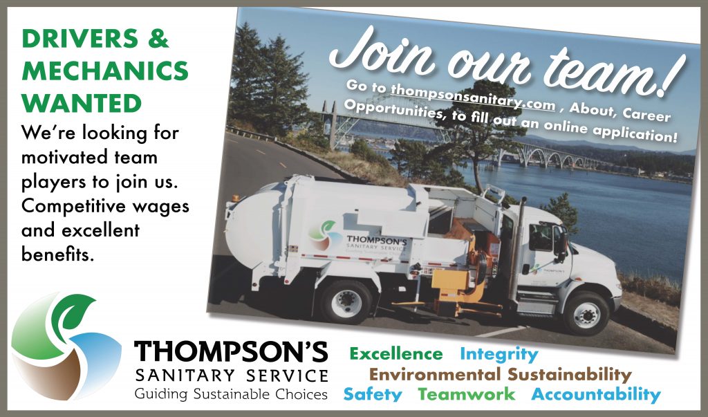 Thompson’s Sanitary looking for Mechanics & Drivers Thompson's Sanitary Service