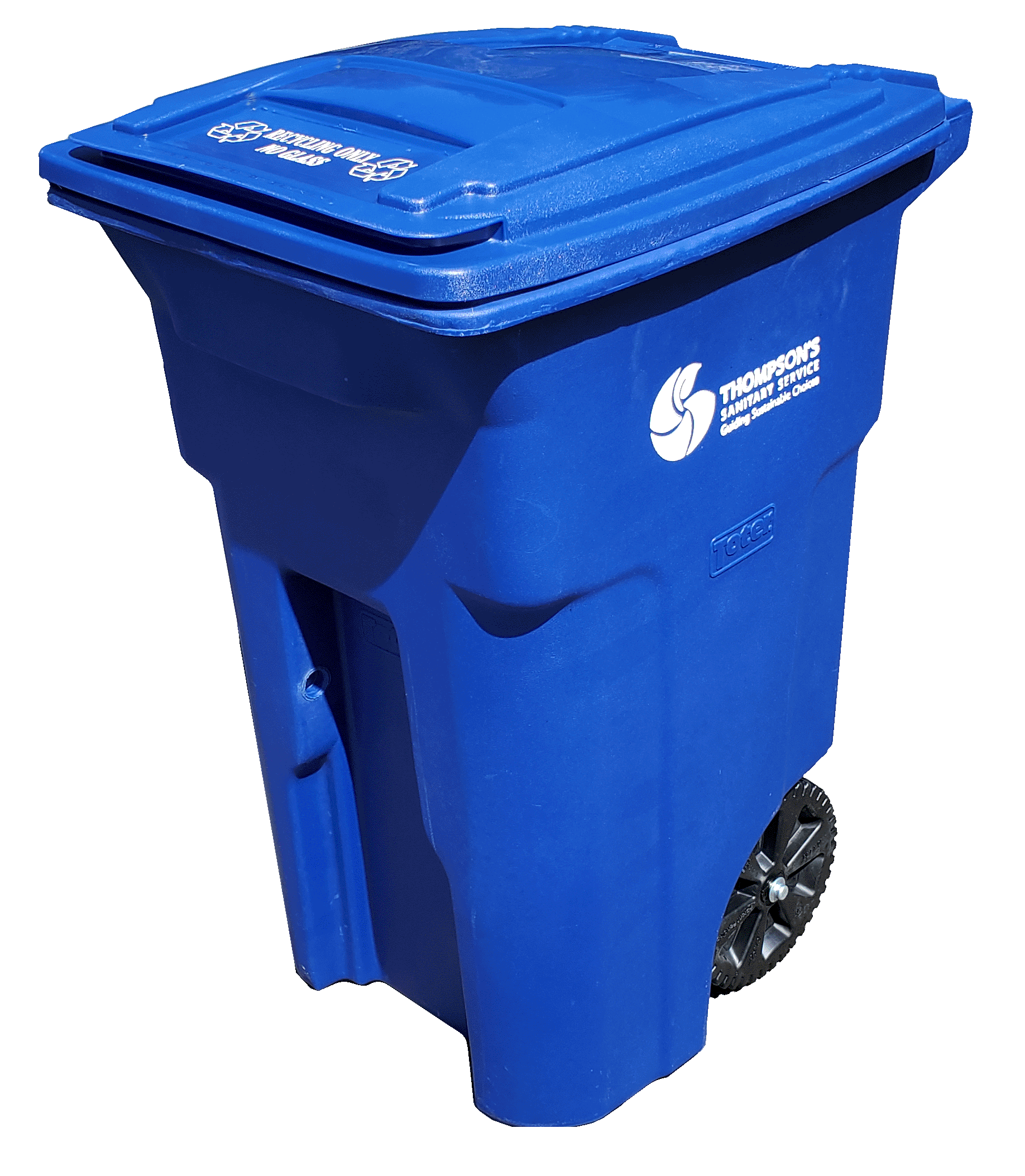 TSS Recycling Cart 45 Lid Closed TSS Recycling Cart 45 Lid Closed
